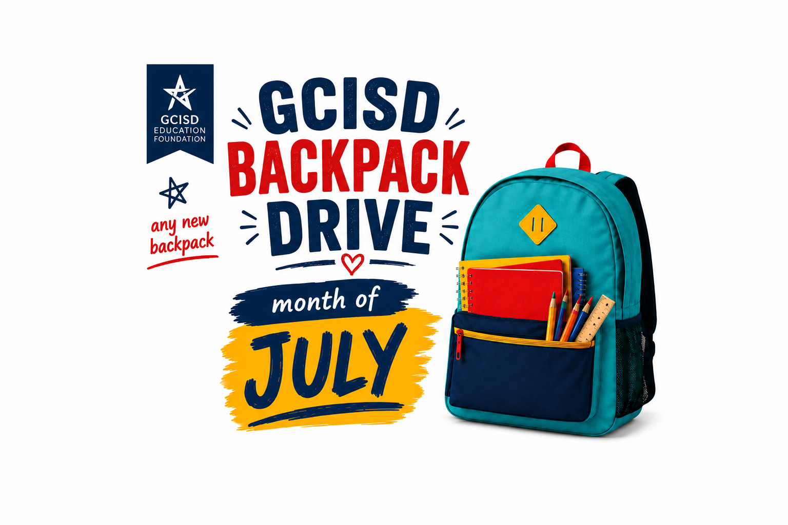 Campaña de recogida de mochilas del GCISD