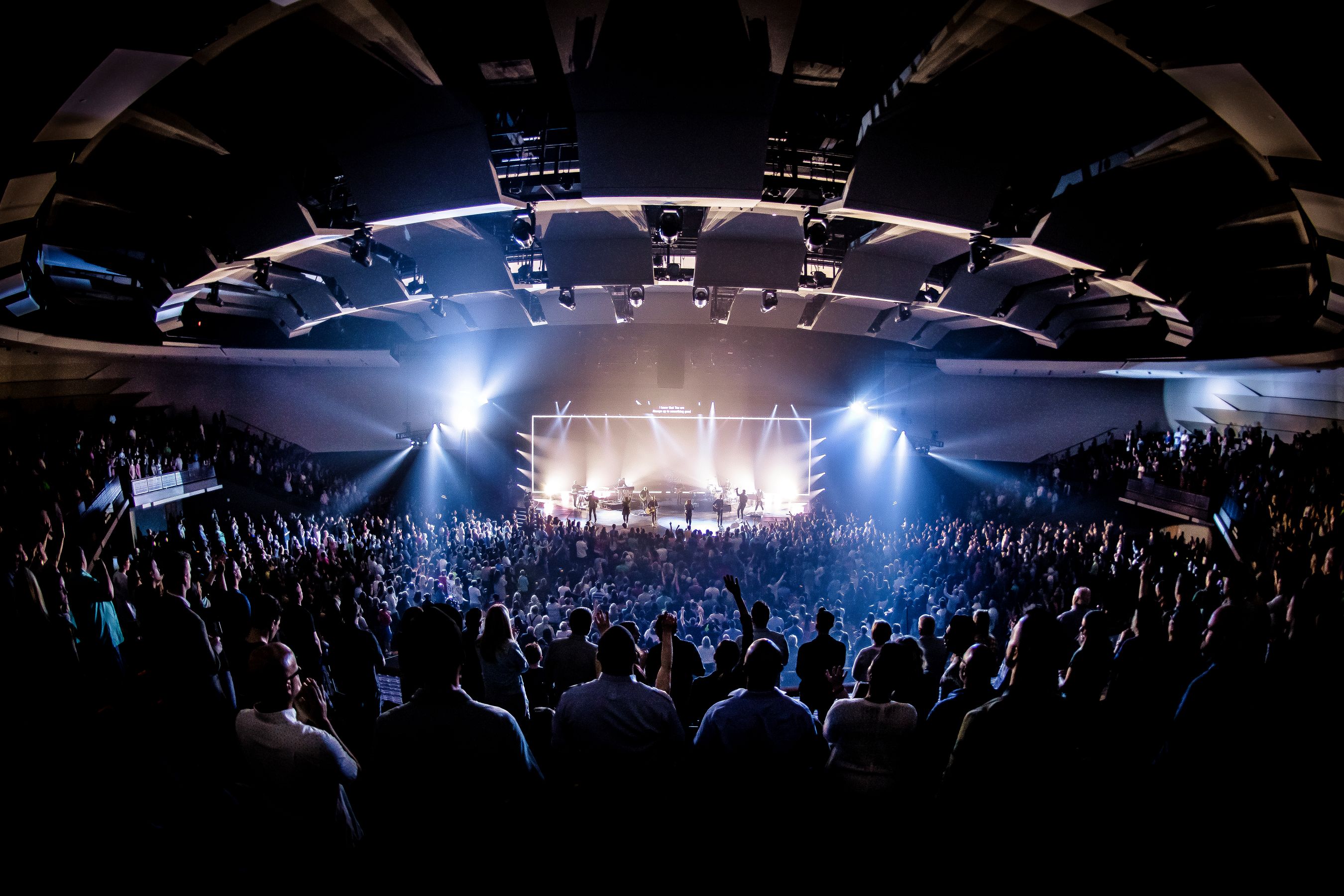 Vista de la banda de música de una misa